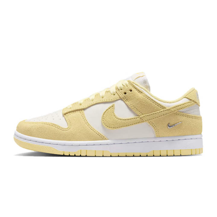 Nike Nike Dunk Low top Skateboard Shoes Women's White Yellow