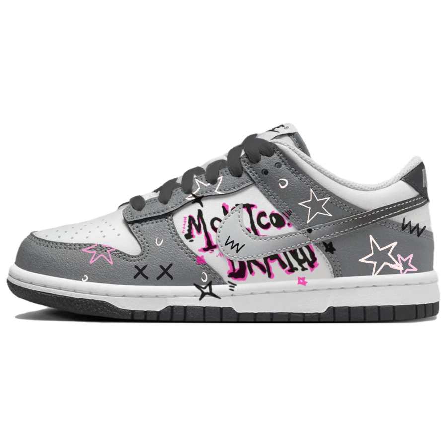 Nike Nike Dunk Fantasia, Star Synthetic Leather Slip Resistant, Abrasion Resistant, Breathable Low top Skateboard Shoes