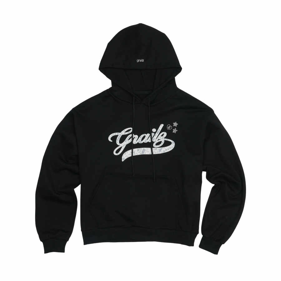 GRAILZ Sweatshirts Women's Black Hooded Moderate