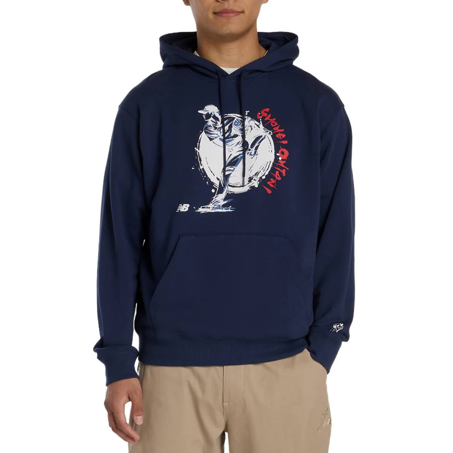 New Balance New Balance Sweatshirts Men's Marine Team Hooded Moderate