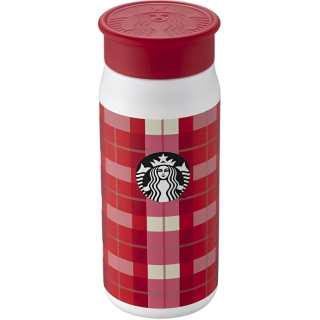 Starbucks Warm Plaid, Stainless Steel Water Cup, Taiwan, China Edition Insulated Cup Red 355ml