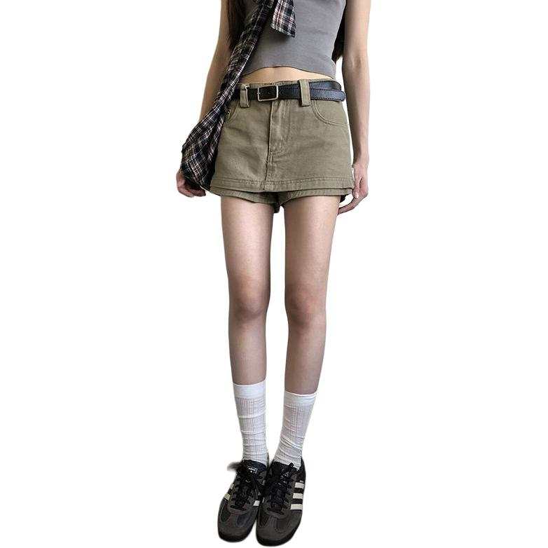 Cotton Gene Denim Short Skirts Women's