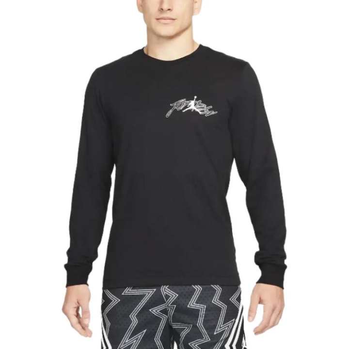 Jordan Jordan Dri FIT T Shirts Men's Black Crew Neck