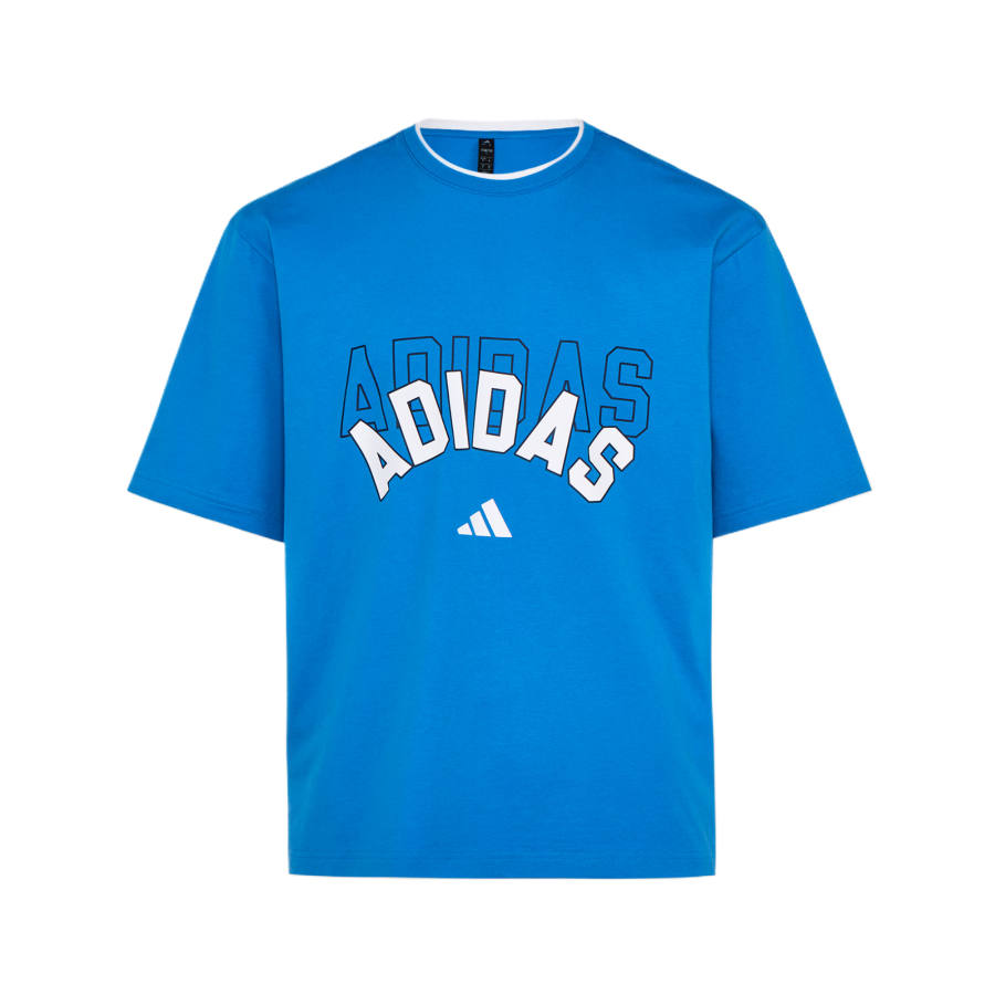 Adidas Adidas T Shirts Unisex Superior Ultramarine Blue Crew Neck