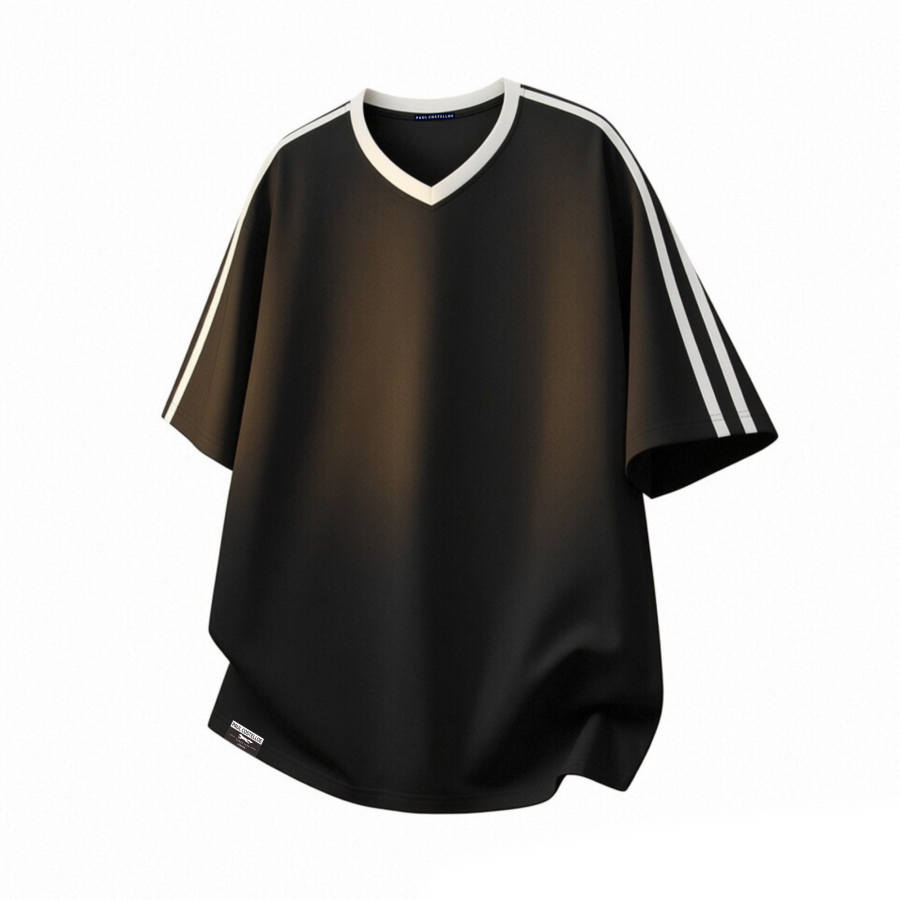 PAUL COSTELLOE T Shirts Unisex V Neck Thin Straight Fit