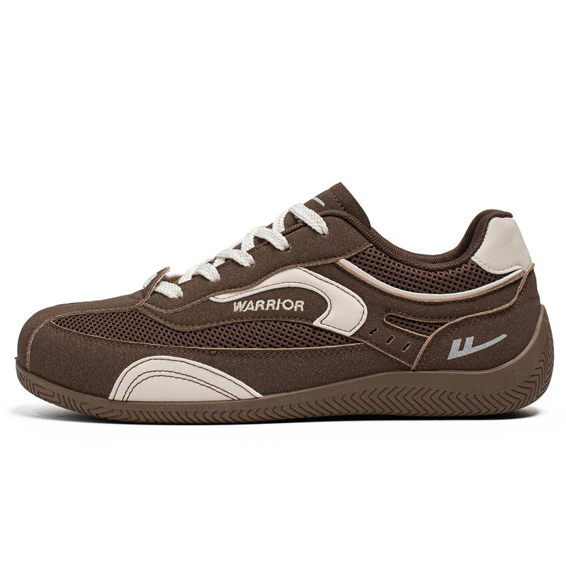 WARRIOR Warrior Coverage Balance Abrasion Resistant Low top German Army Trainers Men's Brown Beige