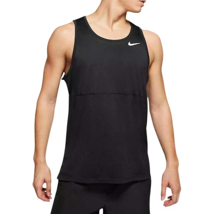 Nike Nike Dri Fit Tank Tops Men's Black Crew Neck Moderate Other