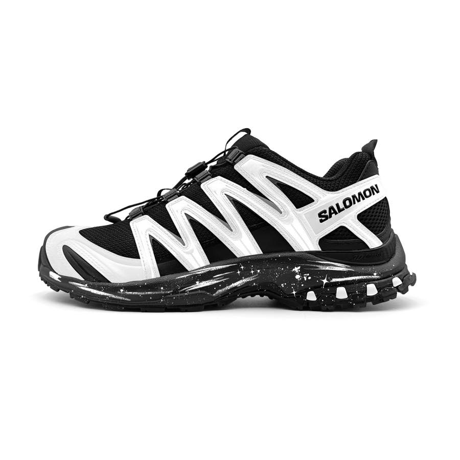 SALOMON XA PRO 3D Breathable Balance Thermal Low top Running Shoes Unisex Black White