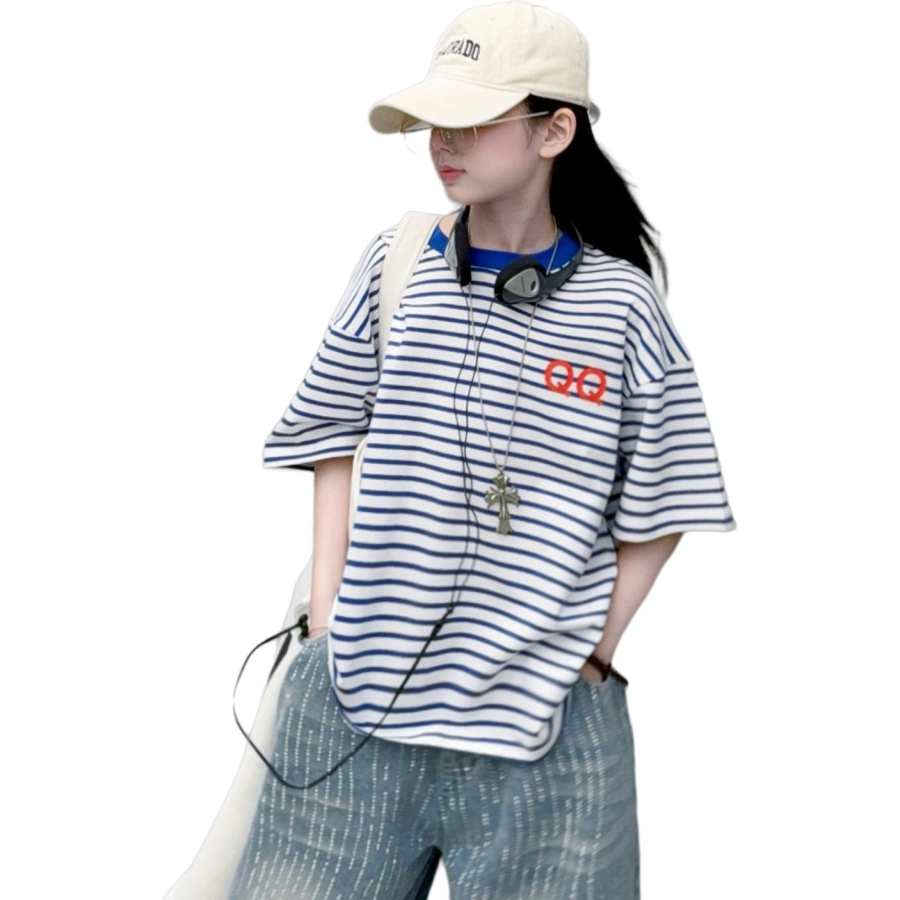 PLANDOO PLANDOO Kids T Shirts Crew Neck Thin