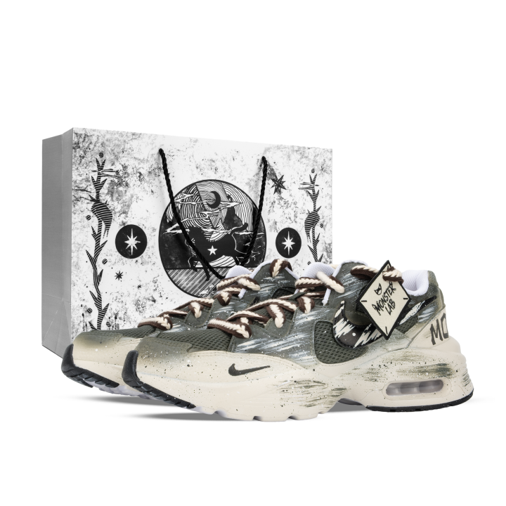 Nike Nike Air Max Fusion Low top Running Shoes Unisex Beige Brown