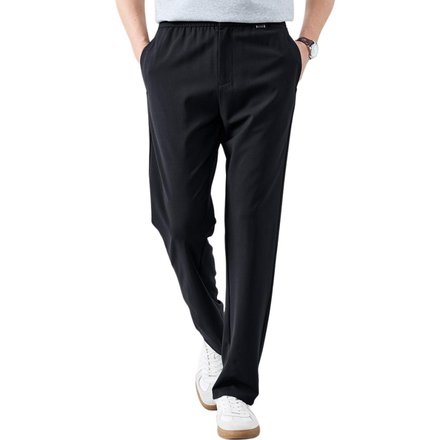 Hodo Casual Pants Men's Moderate Straight Fit Pants