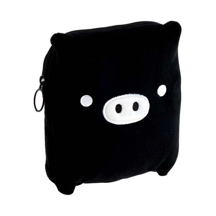 SAN-X SAN X Polyester Travel Storage Bag Unisex Black & White