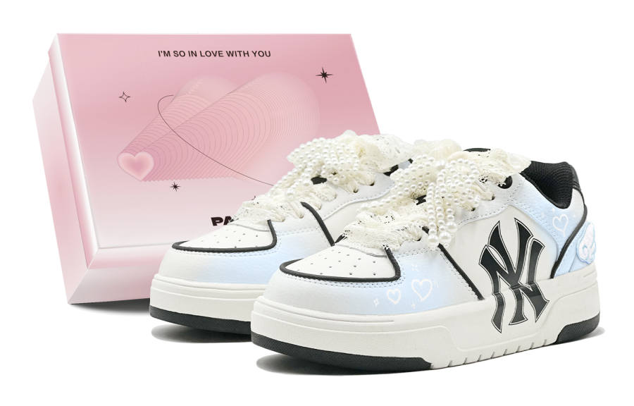 MLB MLB Chunky Liner Skateboard Shoes Unisex Low Top White
