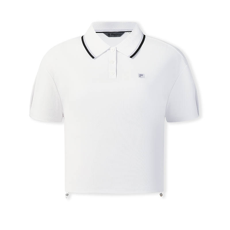 FILA Golf Polo Shirts Women's Jade White Polo Collar Moderate Other