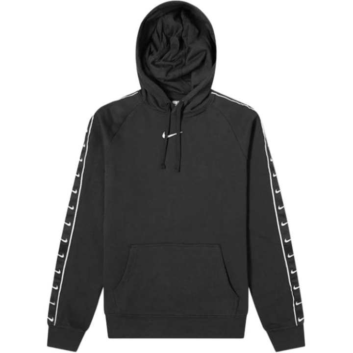 Nike Nike Swoosh Sweatshirts Men's Black Hooded Moderate Straight Fit