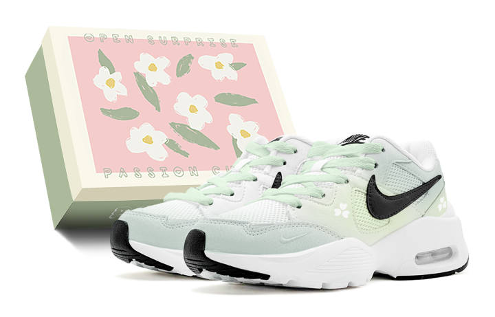 Nike Nike Air Max Fusion Abrasion Resistant Low top Running Shoes Women's Light Green