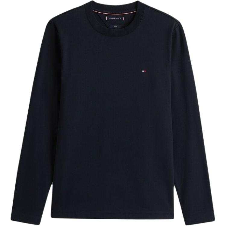 Tommy Hilfiger T Shirts Men's Marine Blue Crew Neck