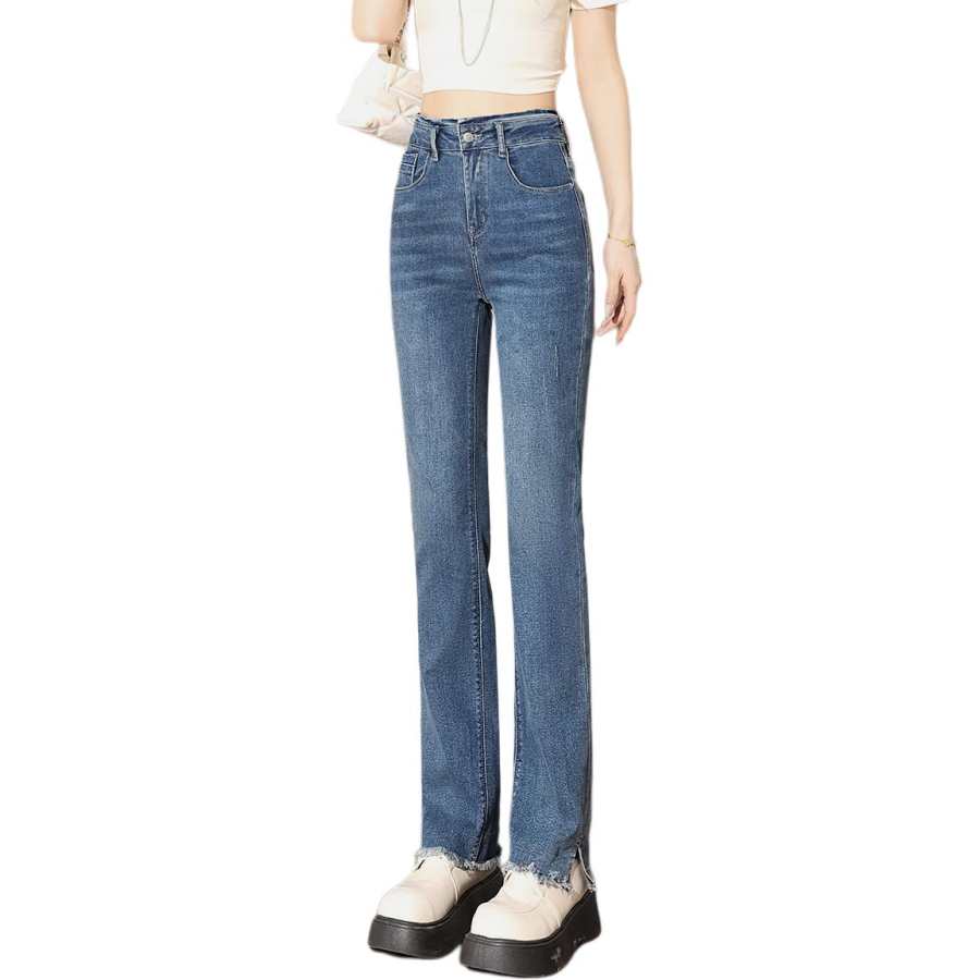 Tonlion Jeans Women's Medium Blue Moderate Straight Fit Pants