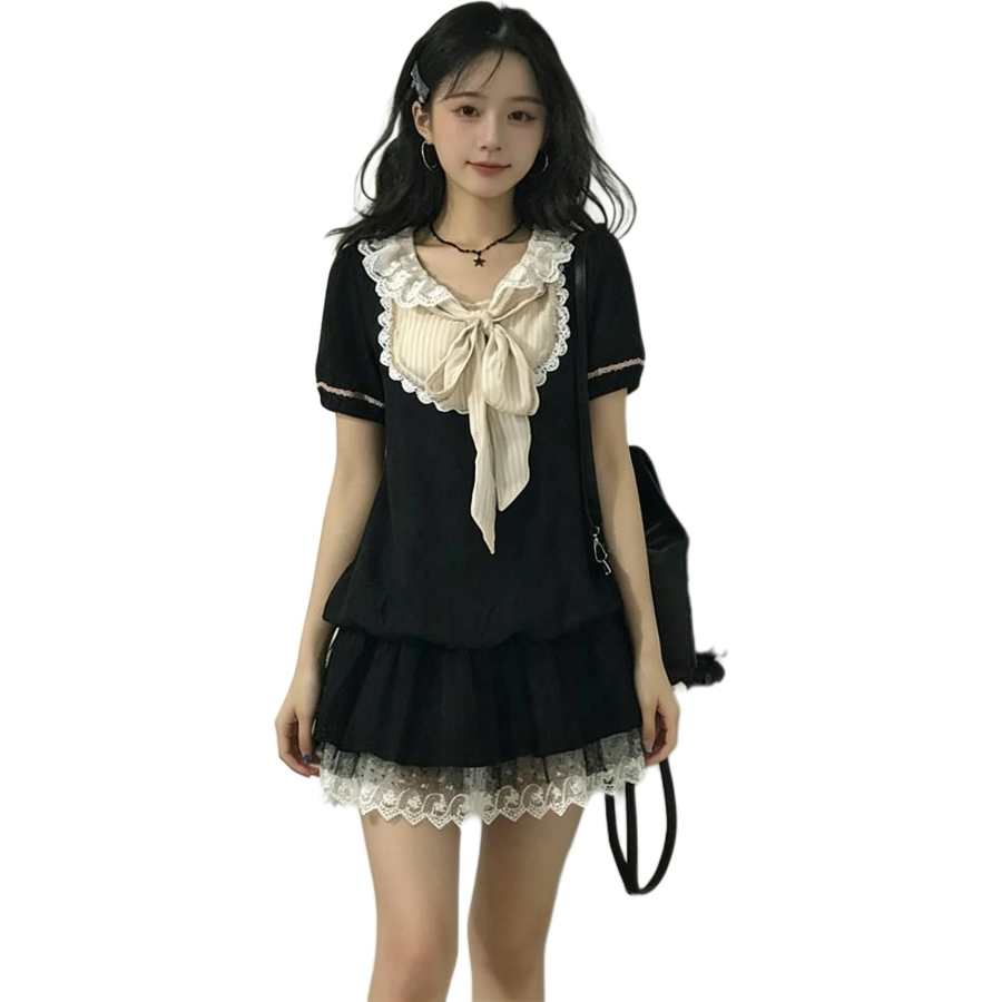 Cotton Gene Short Sleeved Dress Women's