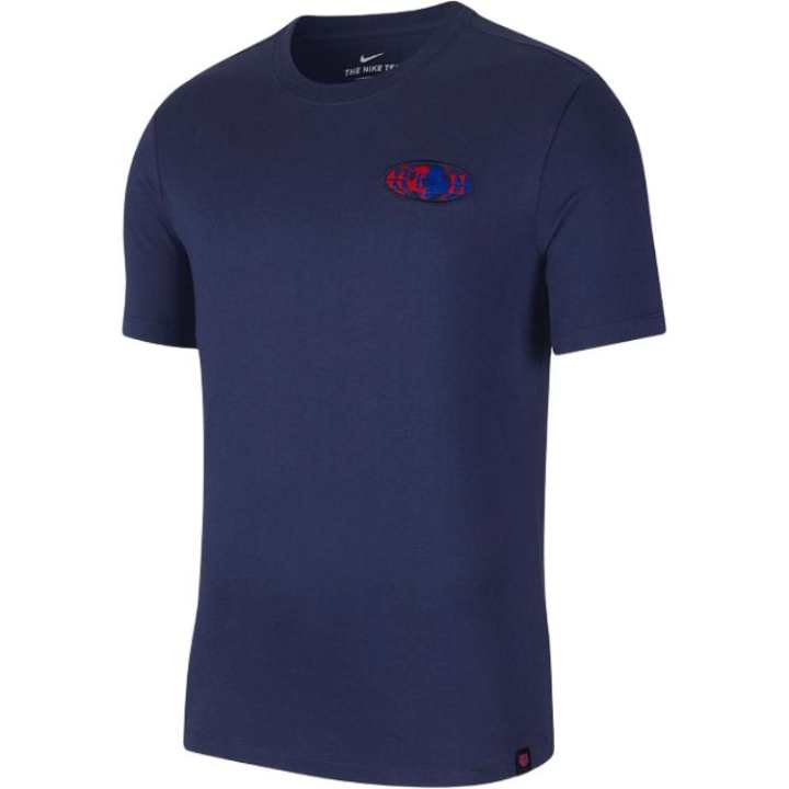 Nike Nike T Shirts Men's Dark Blue Crew Neck
