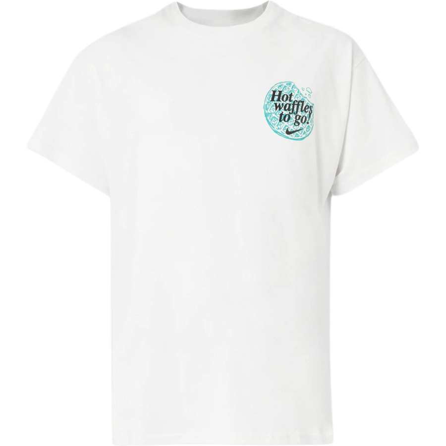 Nike Nike Sportswear T Shirts Unisex Sail White Crew Neck
