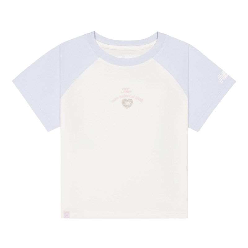 New Balance New Balance Kids T Shirts Crew Neck Moderate
