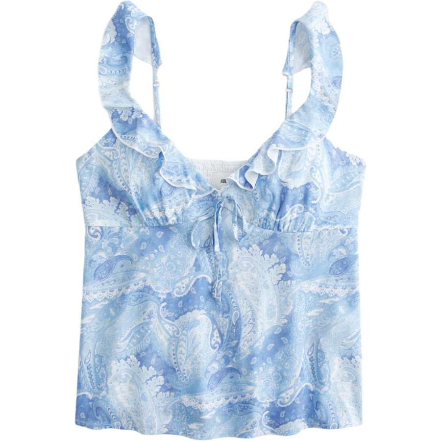 Hollister/ Tank Tops Women's Blue V Neck Moderate Other
