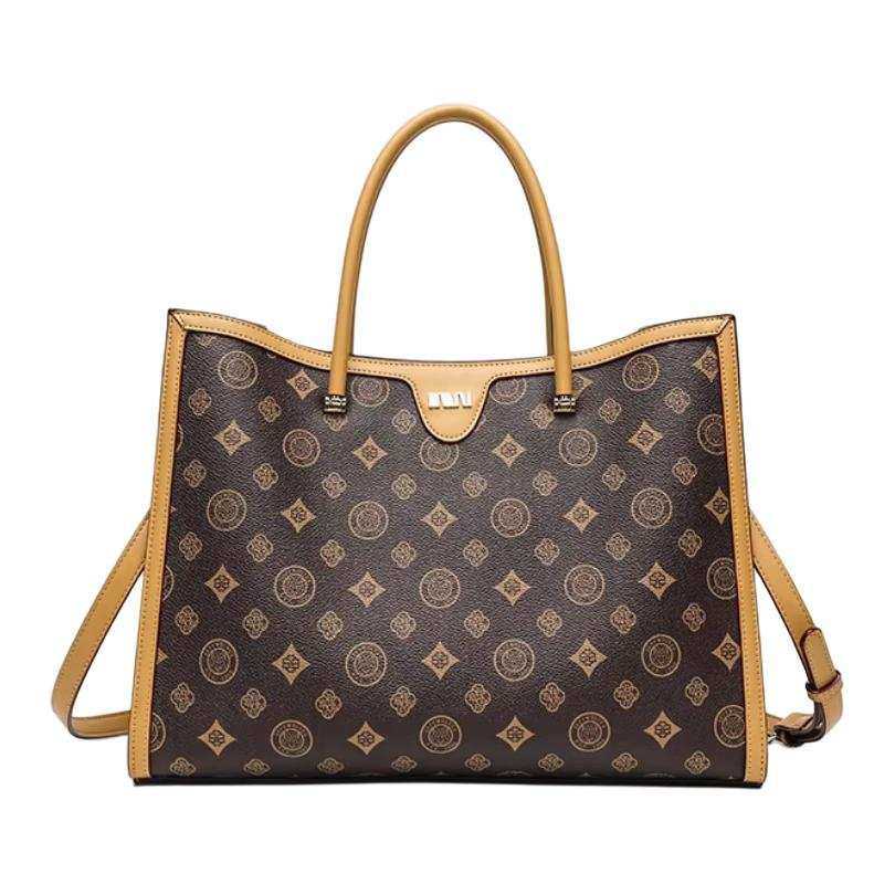 SEPTWOLVES Synthetic Leather Handbag Women's Brown