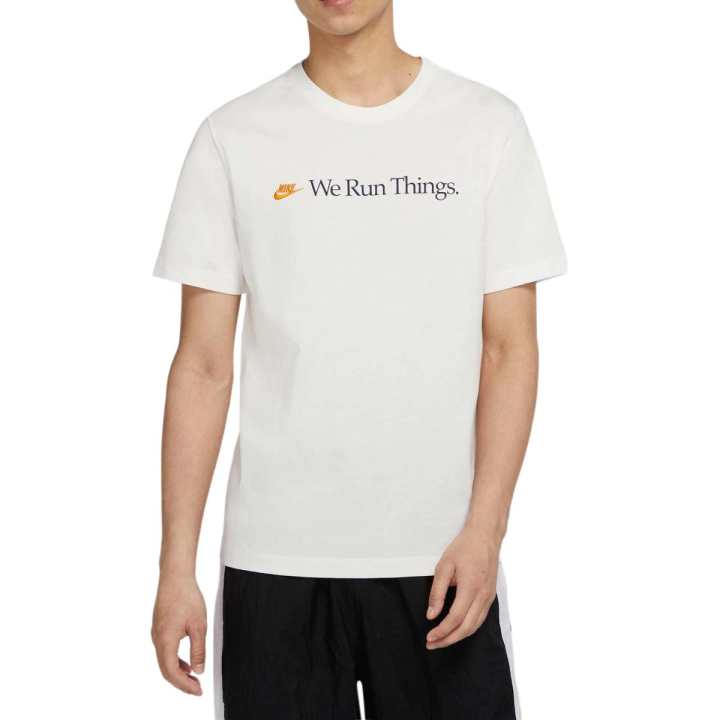 Nike Nike T Shirts Men's Sail White Crew Neck