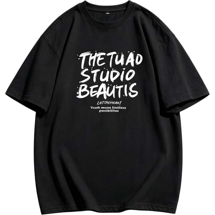 Lnga Landgre T Shirts Men's Crew Neck Moderate Straight Fit