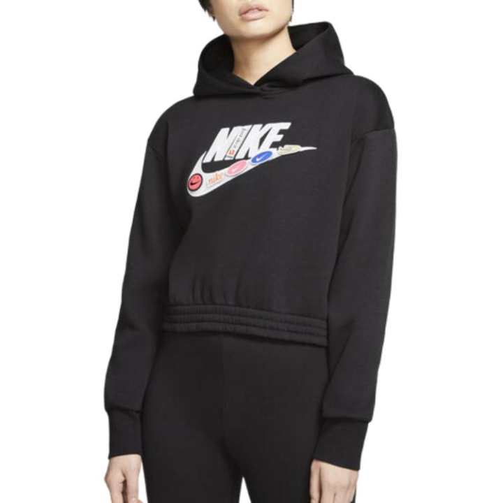 Nike Nike Icon Sweatshirts Women's Black Hooded Non Detachable Moderate