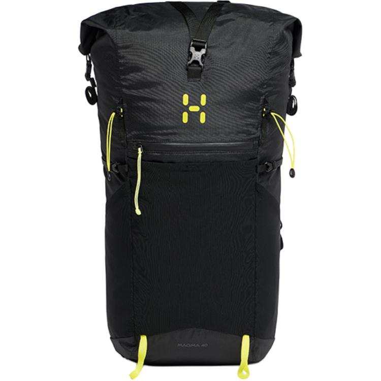 HAGLÖFS 40L Outdoor Bags Recycled Nylon Black/Oak Brown Unisex