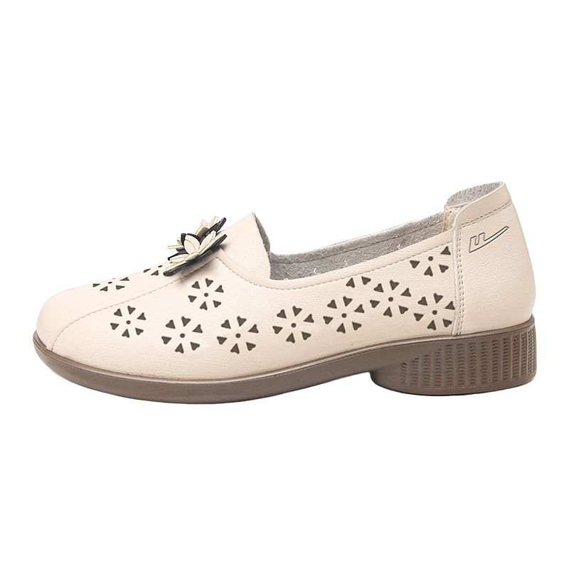 Warrior Summer Mom Shoes, Middle Aged Cut Out Women's Shoes Casual Shoes Women's