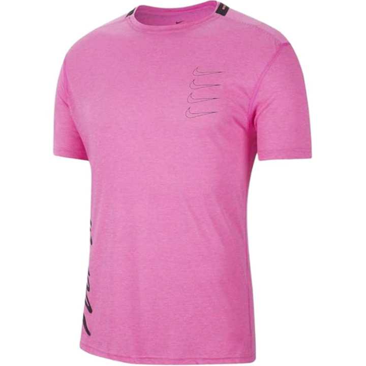 Nike Nike T Shirts Men's Fuchsia Crew Neck