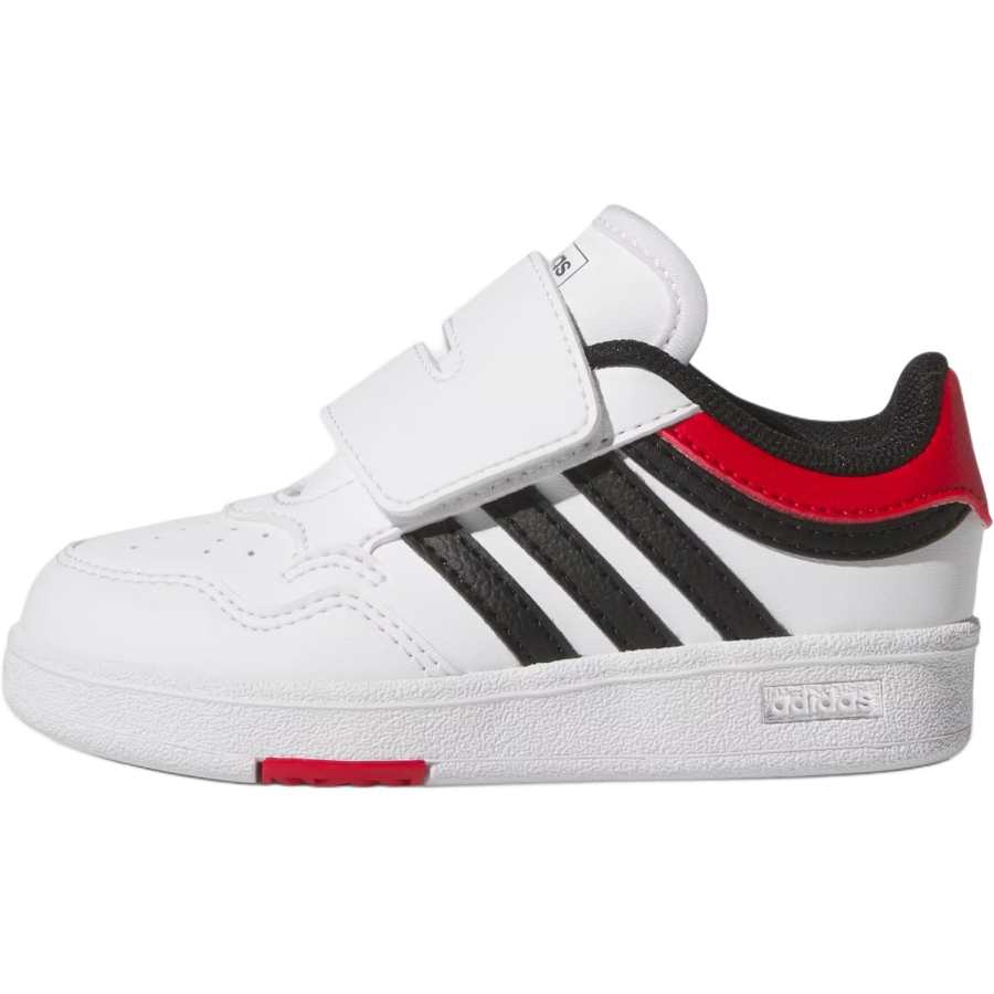 Adidas Adidas Hoops 4.0 Low top Toddler Shoes Black White Red Infant And Toddler