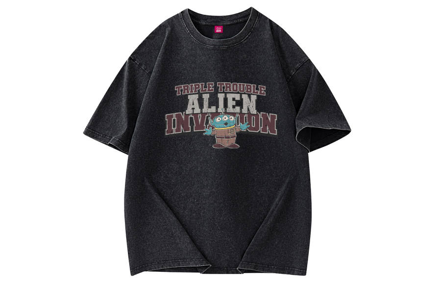 Disney T Shirts Unisex Crew Neck Thin Straight Fit