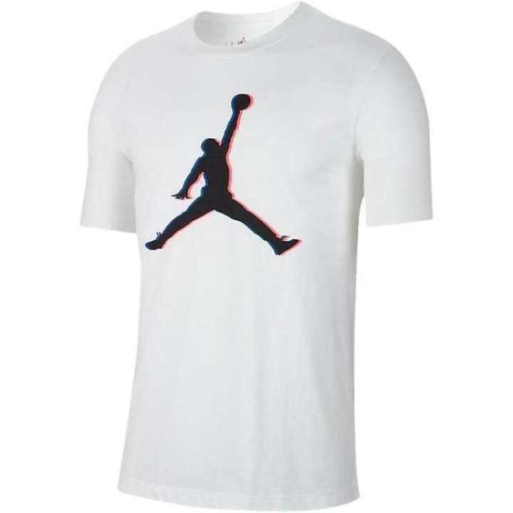 Jordan Jordan Jumpman T Shirts Men's White Crew Neck