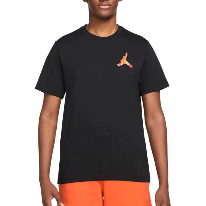 Jordan Jordan Jumpman T Shirts Men's Black Crew Neck