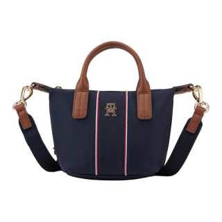 Tommy Hilfiger Nylon Shoulder Bag, Handbag Women's Navy Blue