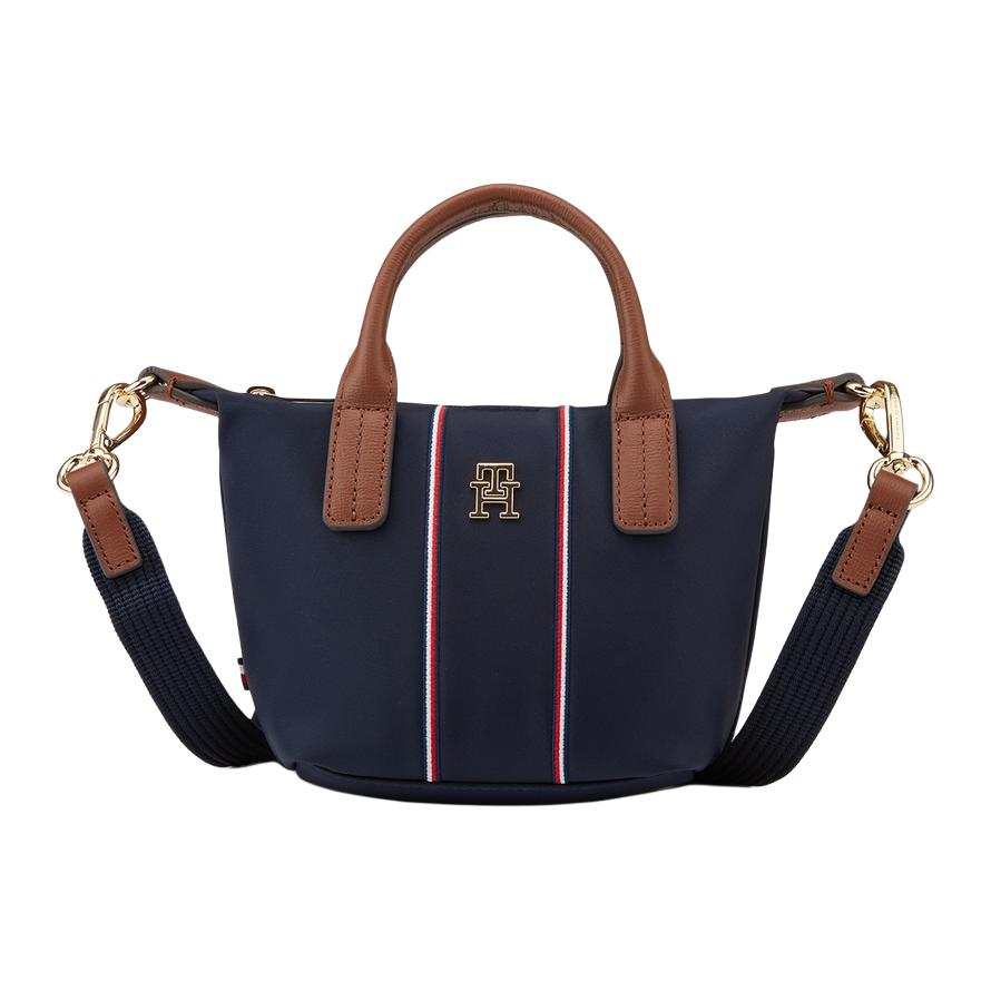 Tommy Hilfiger Nylon Shoulder Bag, Handbag Women's Navy Blue