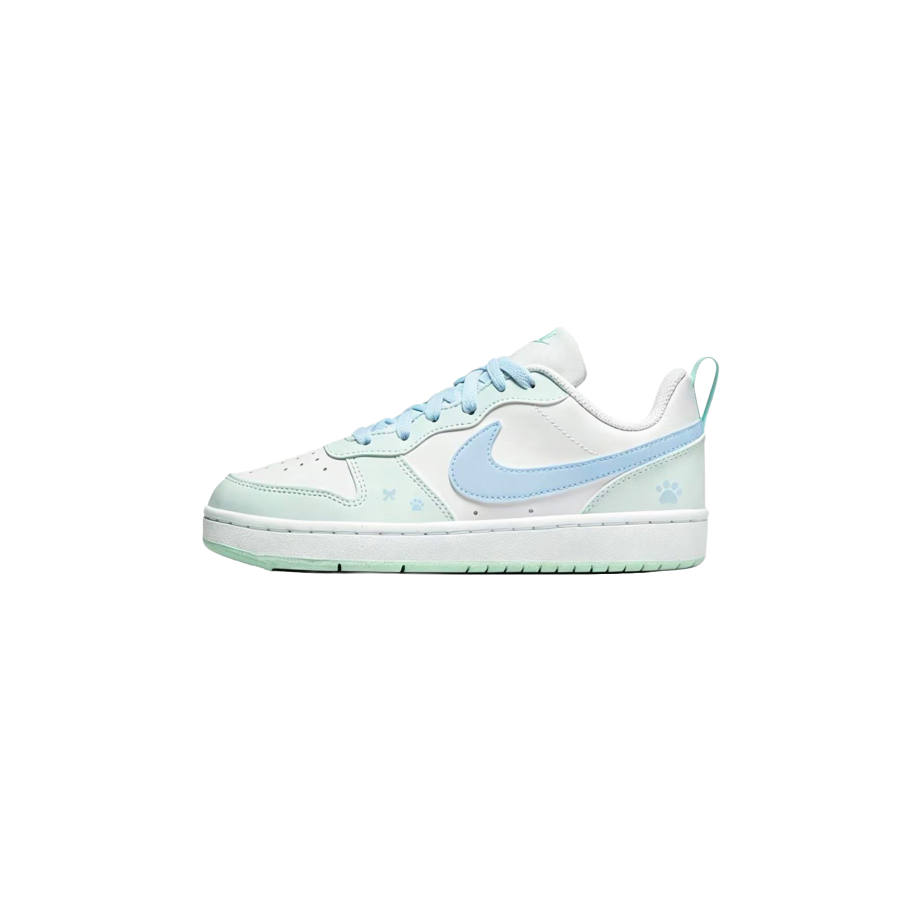 Nike Nike Court Borough Teal Cream Claw Kids' Skateboarding Shoes Blue Green Teenagers