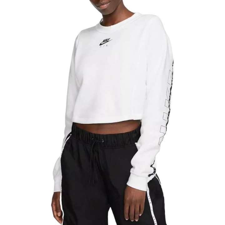 Nike Nike Air Sweatshirts Women's White Crew Neck Moderate
