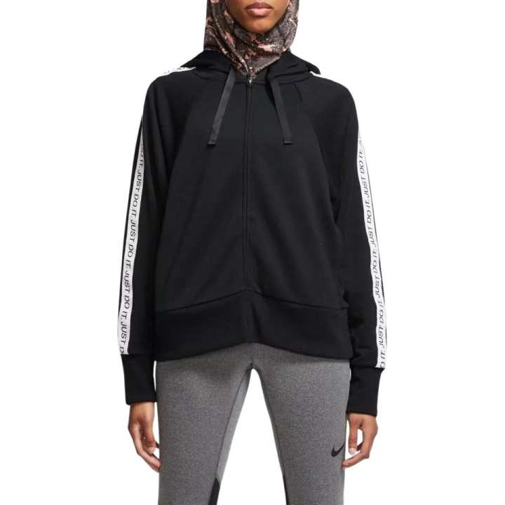Nike Nike Sweatshirts Women's Black Hooded Non Detachable Moderate