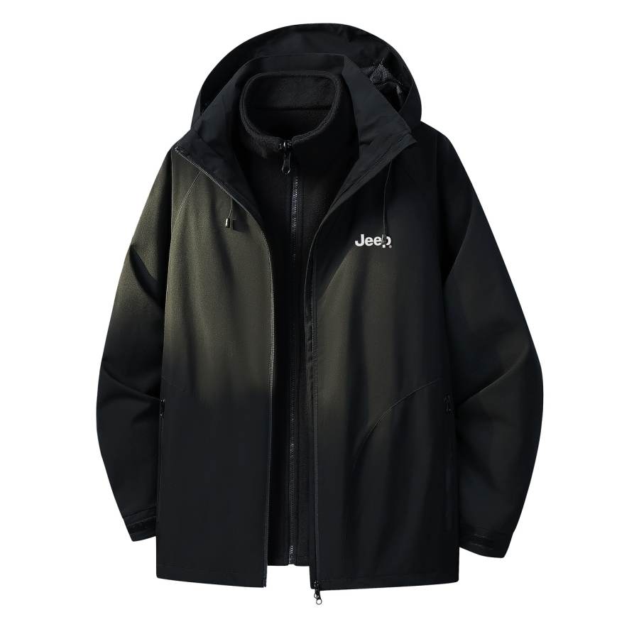 Jeep Jackets Unisex Hooded Detachable Moderate Straight Fit