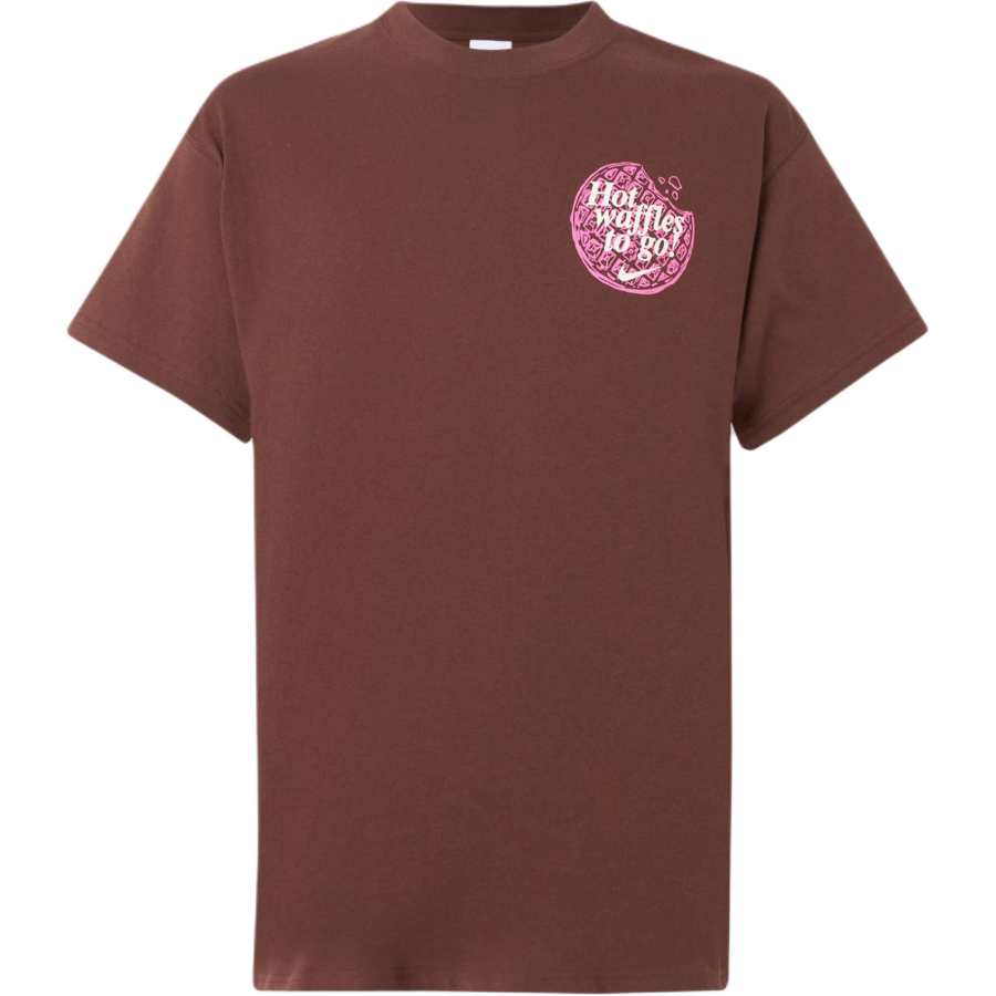 Nike Nike Sportswear T Shirts Unisex Chocolate Crew Neck