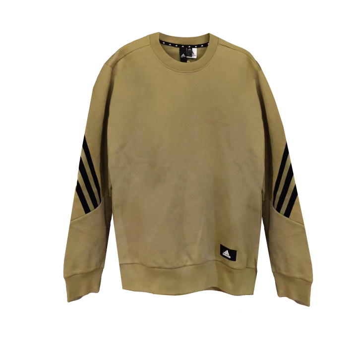 Adidas Adidas Sweatshirts Unisex Olive Green Crew Neck Moderate Regular