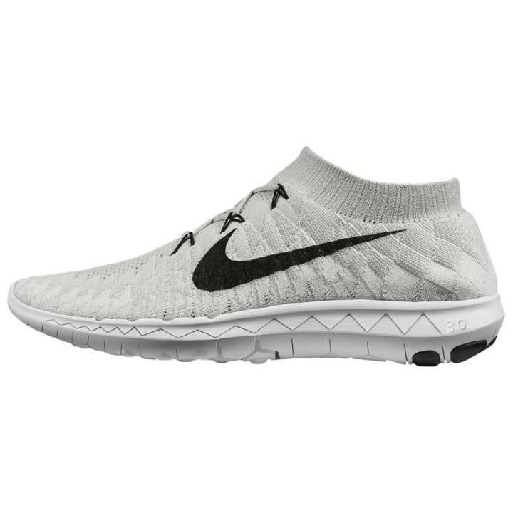 Nike Nike Free Flyknit Running Shoes Men's Gray