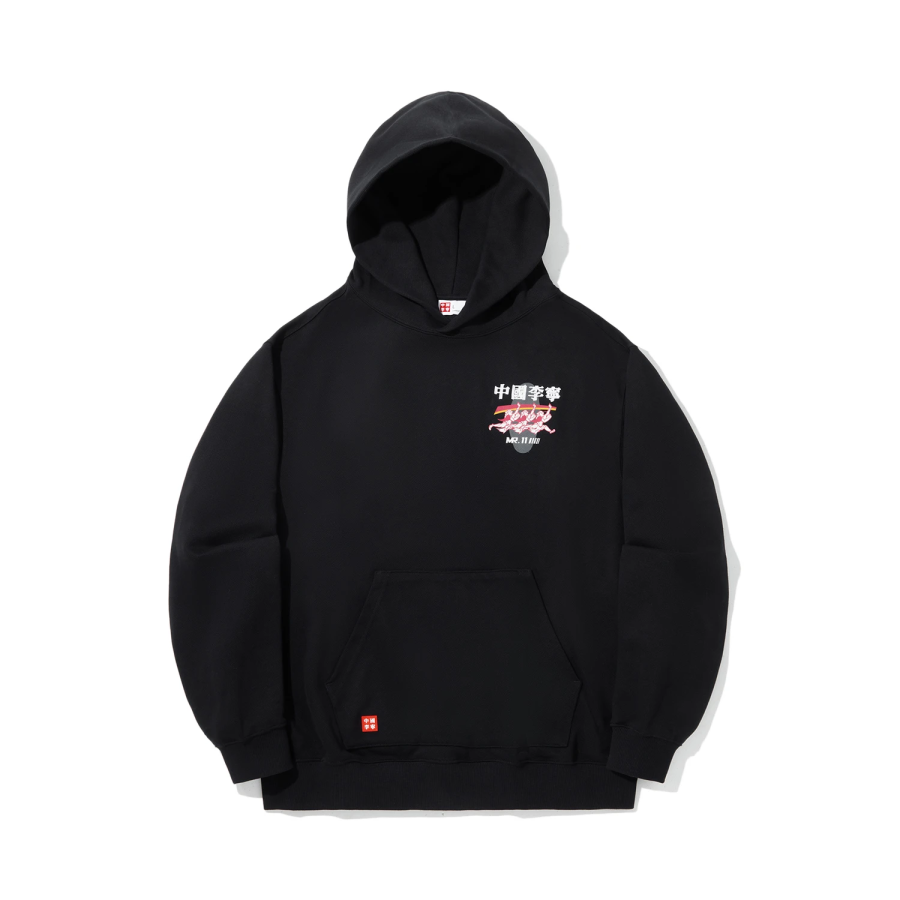 Li-Ning Li Ning Sweatshirts Unisex Black Hooded Moderate Regular