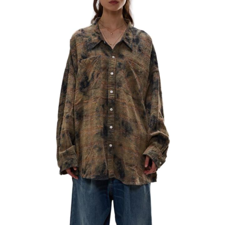 R13 R13 plaid pocket shirt