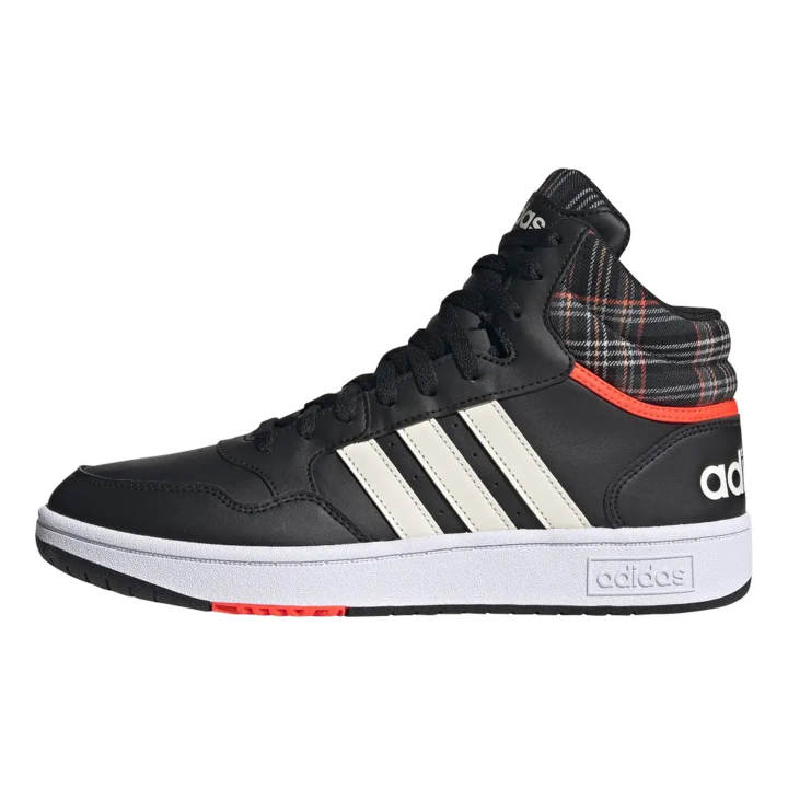 Adidas Adidas Hoops 3.0 Comfortable And Lightweight Mid top Skateboard Shoes Men's Black